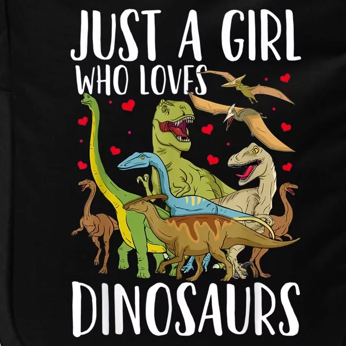 Brachiosaurus Just A Girl Who Loves Dinosaur Impact Tech Backpack