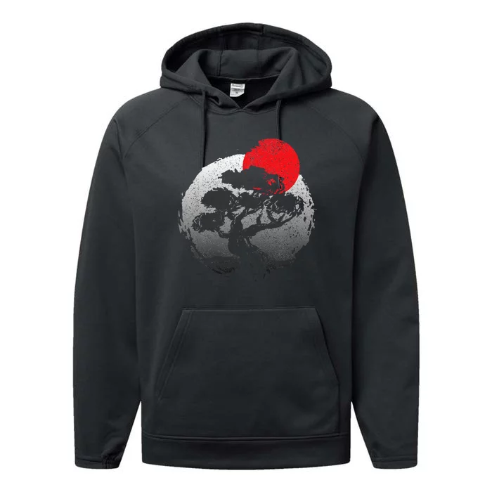 Bonsai Japanese Art Bonzai Performance Fleece Hoodie