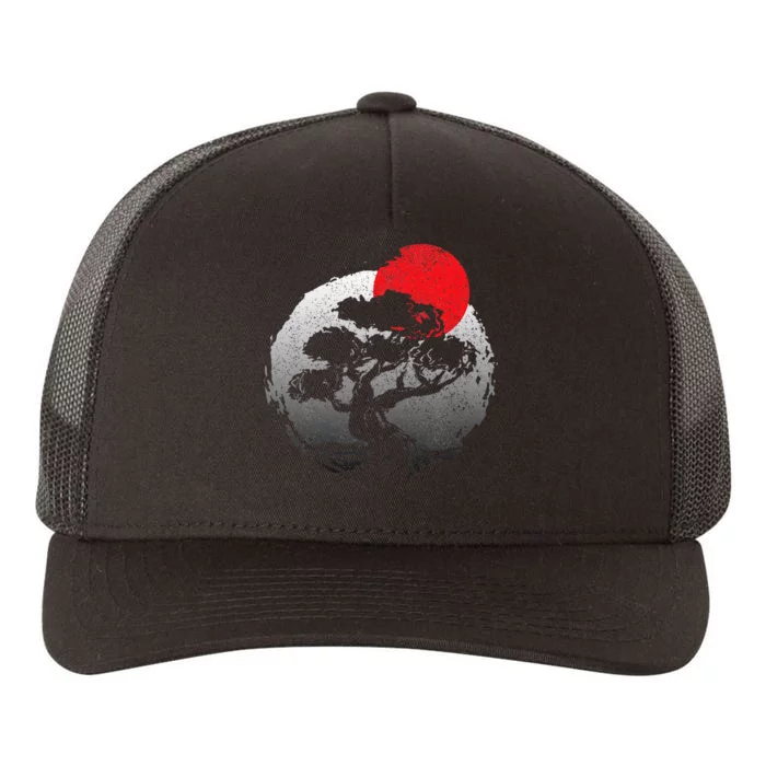 Bonsai Japanese Art Bonzai Yupoong Adult 5-Panel Trucker Hat