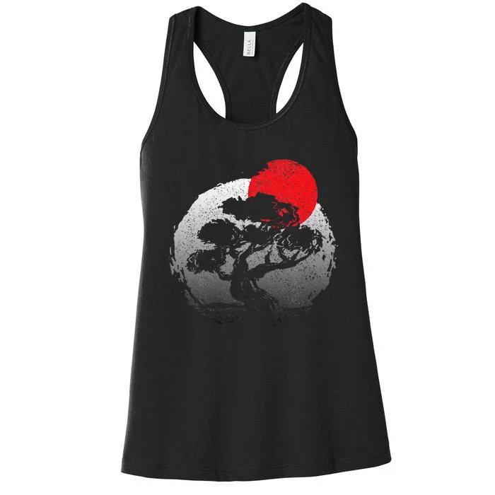 Bonsai Japanese Art Bonzai Women's Racerback Tank