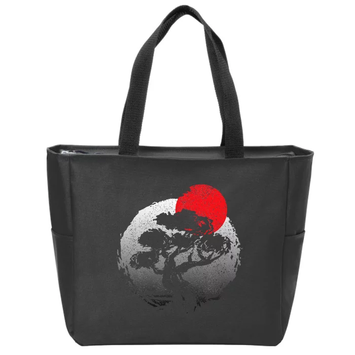 Bonsai Japanese Art Bonzai Zip Tote Bag