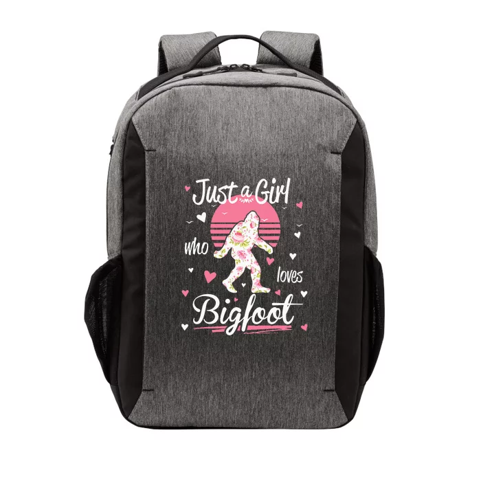 Bigfoot Just A Girl Who Loves Bigfoot Vector Backpack