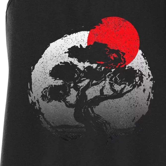 Bonsai Japanese Art Bonzai Women's Racerback Tank