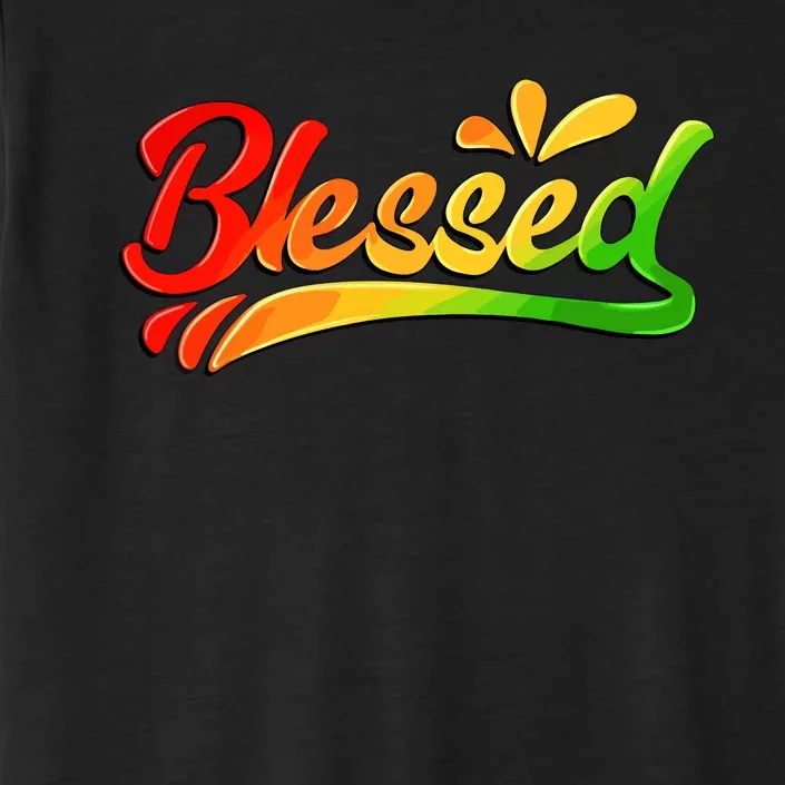 Blessed Juneteenth African American Women ChromaSoft Performance T-Shirt