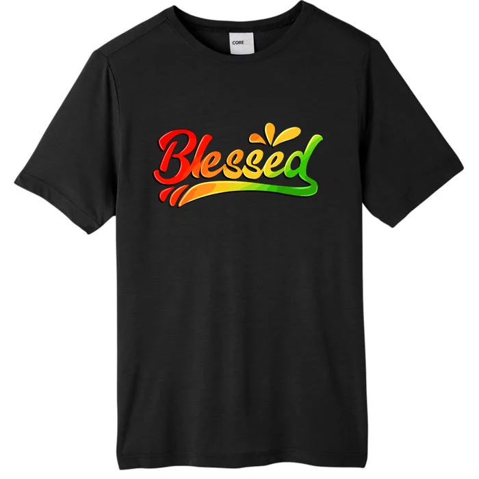 Blessed Juneteenth African American Women ChromaSoft Performance T-Shirt