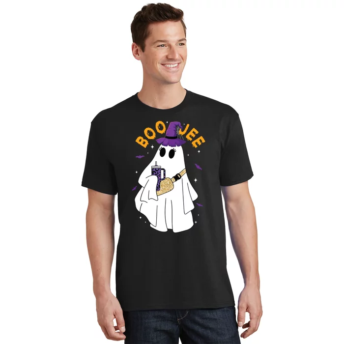 Boo Jee Boujee Funny Halloween Cute Boo Ghost Spooky Costume T-Shirt