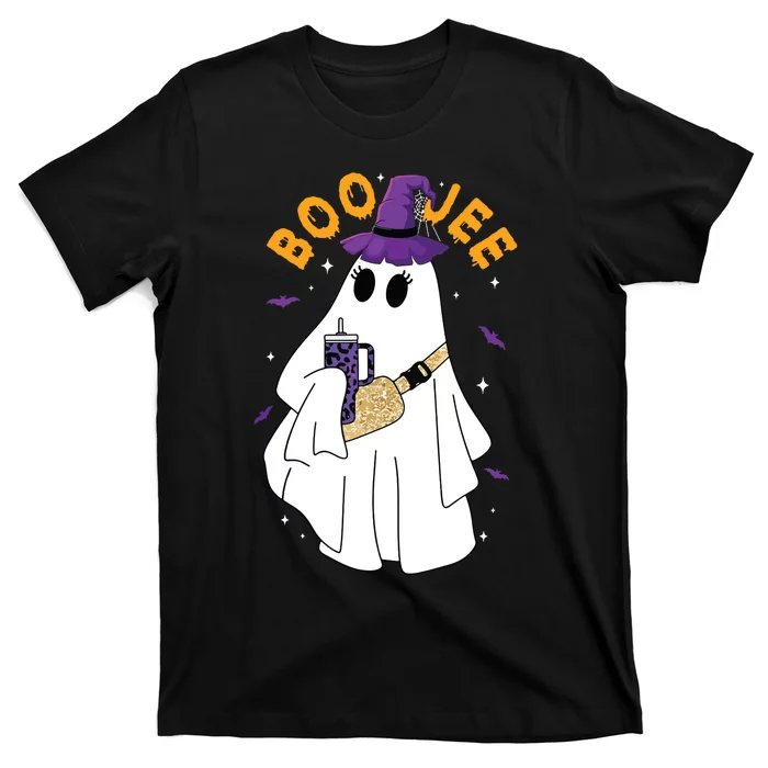 Boo Jee Boujee Funny Halloween Cute Boo Ghost Spooky Costume T-Shirt