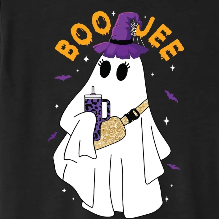 Boo Jee Boujee Funny Halloween Cute Boo Ghost Spooky Costume ChromaSoft Performance T-Shirt