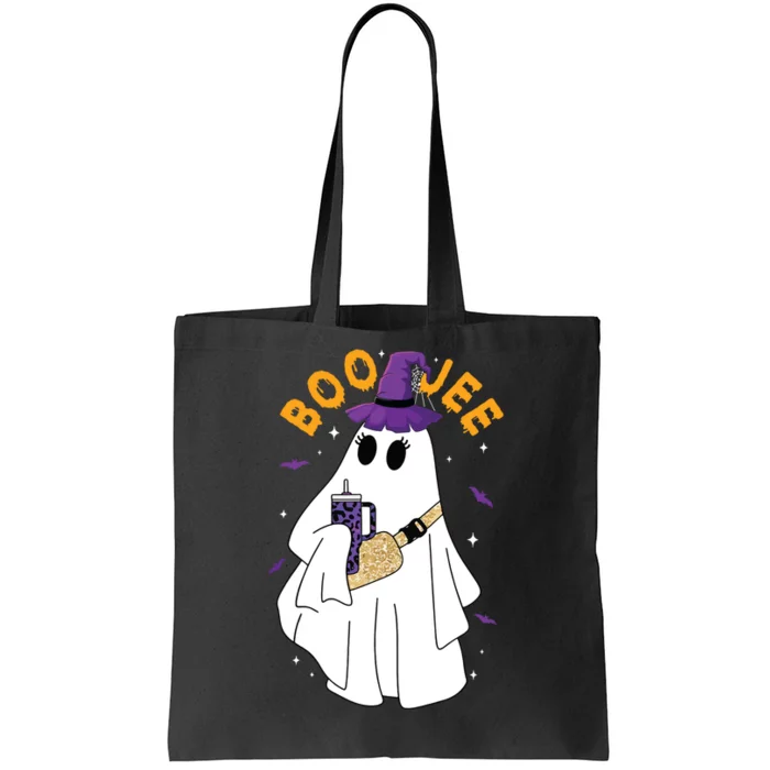 Boo Jee Boujee Funny Halloween Cute Boo Ghost Spooky Costume Tote Bag