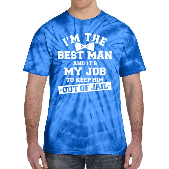 Best Jail Bachelor Party Gift Tie-Dye T-Shirt