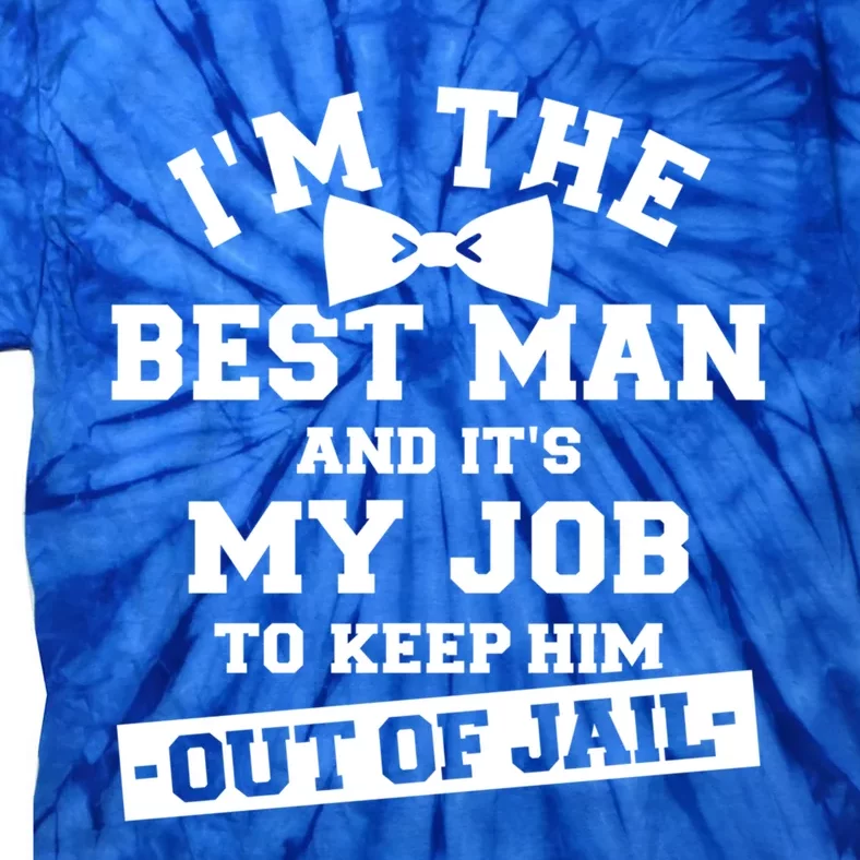 Best Jail Bachelor Party Gift Tie-Dye T-Shirt