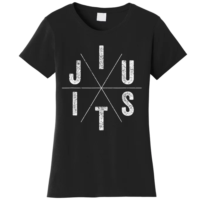 Brazilian Jiu-jitsu BJJ The cross face position Women's T-Shirt