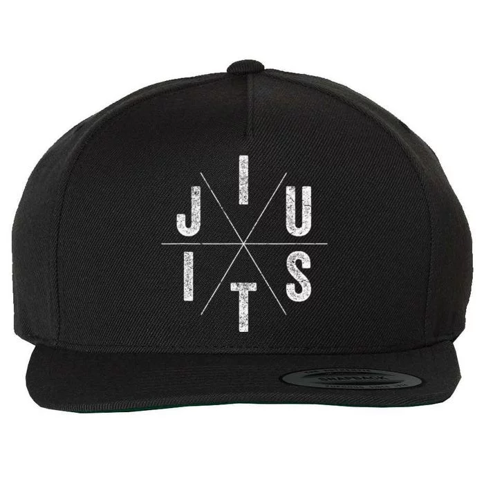 Brazilian Jiu-jitsu BJJ The cross face position Wool Snapback Cap