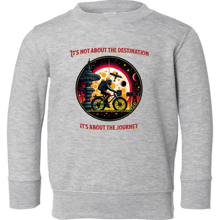 Bike Journey Toddler Sweatshirt