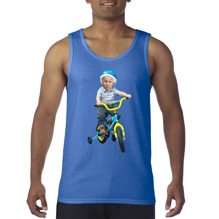 Baby Joe Biden On Tricycle Tank Top