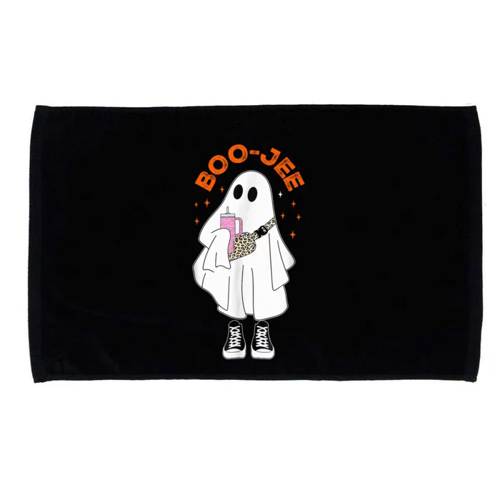 Boo Jee Boujee Funny Halloween Cute Boo Ghost Spooky Costume Microfiber Hand Towel