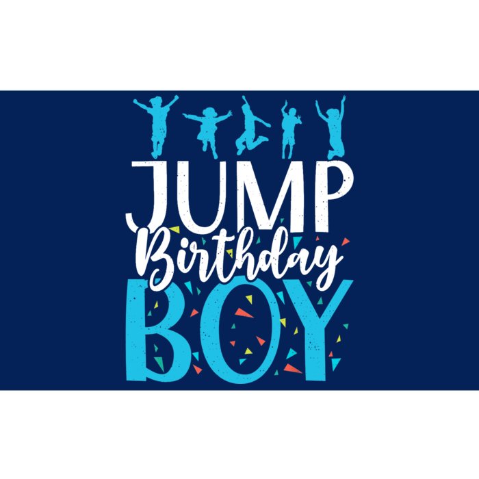 Bounce Jump Birthday Boy Trampoline Birthday Bumper Sticker