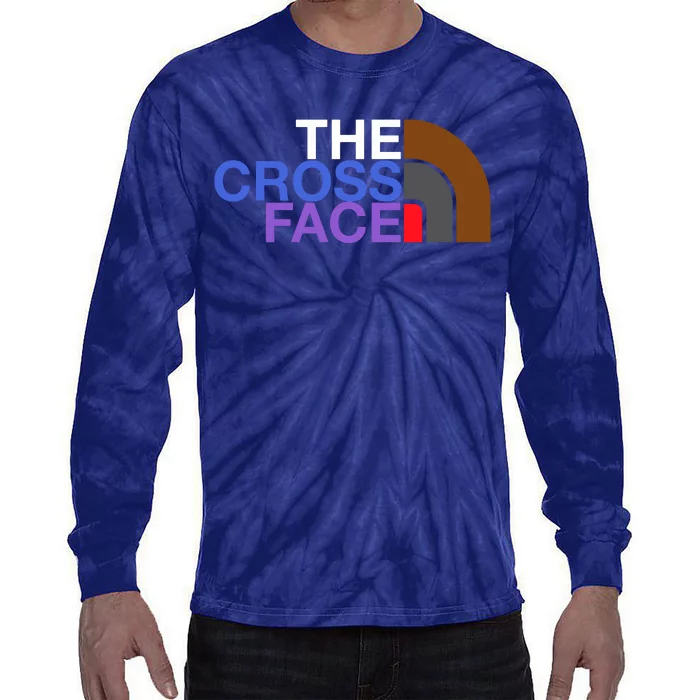 Brazilian Jiujitsu BJJ The Cross Face Position Tie-Dye Long Sleeve Shirt