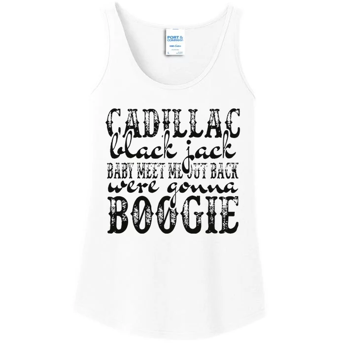 Black Jack Brooks & Dunn Country Music Ladies Essential Tank