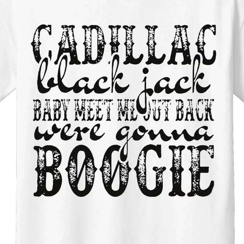 Black Jack Brooks & Dunn Country Music Kids T-Shirt