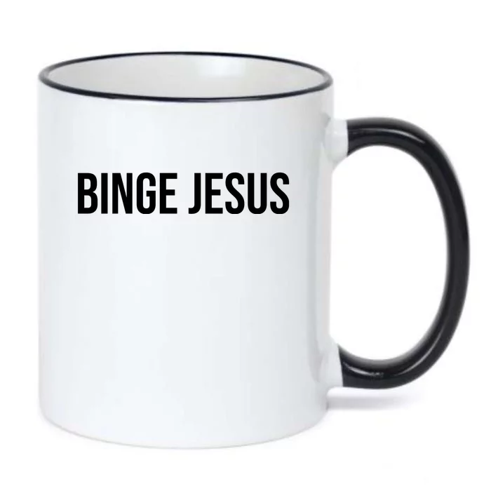 Binge Jesus Black Color Changing Mug