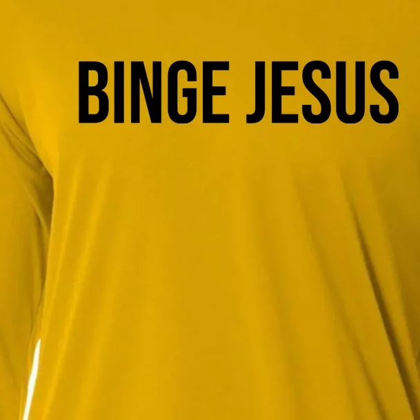 Binge Jesus Cooling Performance Long Sleeve Crew