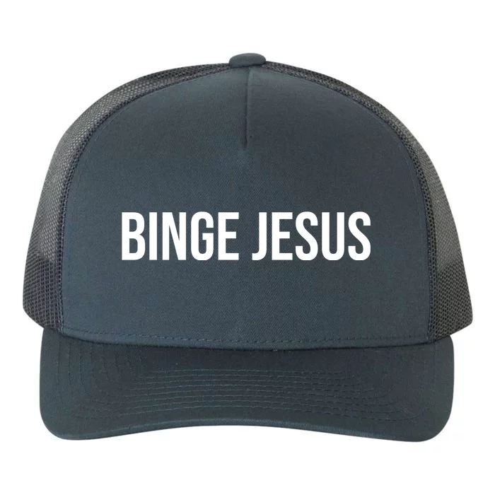 Binge Jesus Yupoong Adult 5-Panel Trucker Hat