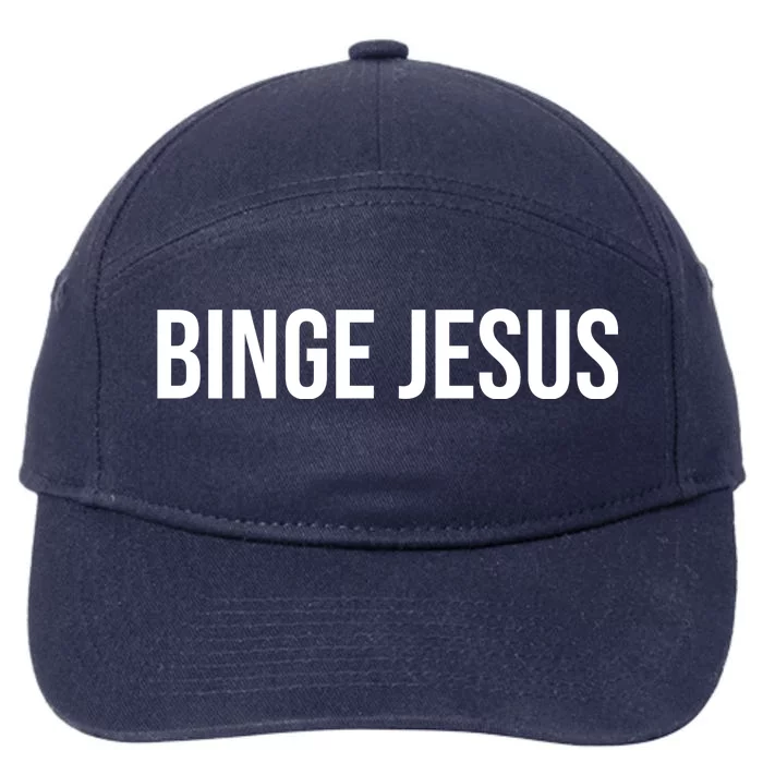 Binge Jesus 7-Panel Snapback Hat