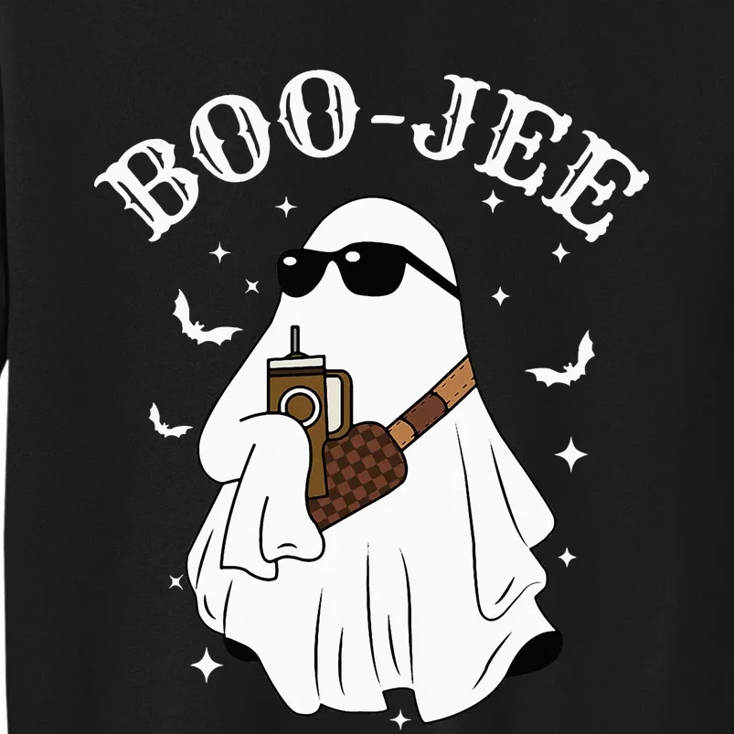 Boo Jee Boujee Cute Ghost Spooky Funny Halloween Costume Tall Sweatshirt