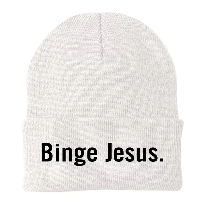 Binge Jesus Knit Cap Winter Beanie