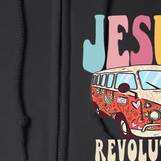 Boho Jesus-Revolution, Christian Faith Based Jesus Costume Full Zip Hoodie