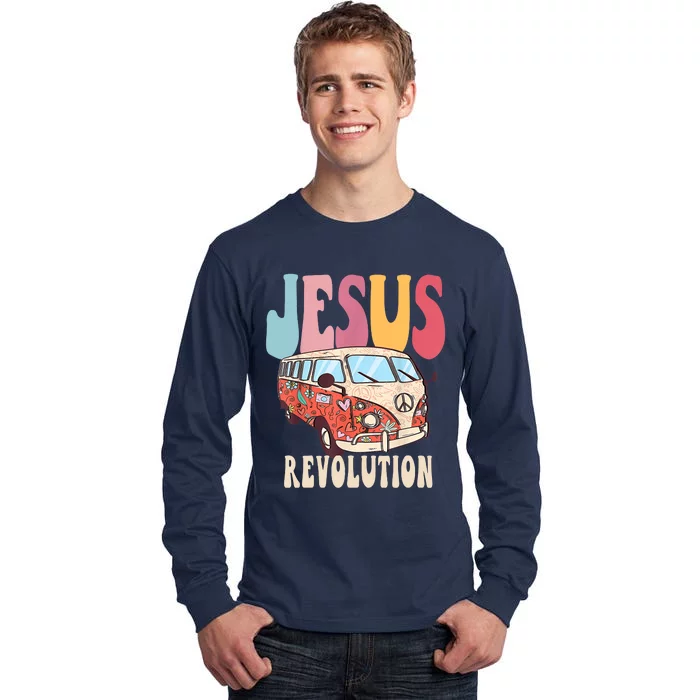 Boho JesusRevolution, Christian Faith Based Jesus Costume Tall Long Sleeve T-Shirt