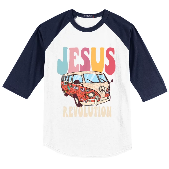 Boho JesusRevolution, Christian Faith Based Jesus Costume Baseball Sleeve Shirt