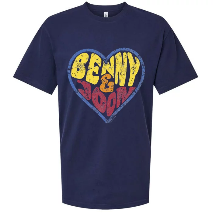 Benny & Joon Coorful Heart Shaped Sueded Cloud Jersey T-Shirt