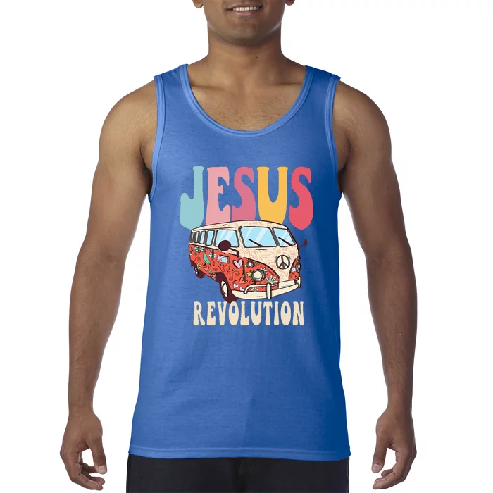 Boho JesusRevolution, Christian Faith Based Jesus Costume Tank Top