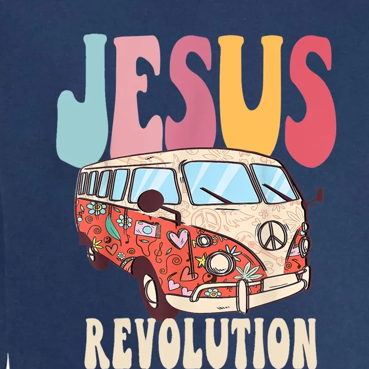 Boho JesusRevolution, Christian Faith Based Jesus Costume Garment-Dyed Sweatshirt