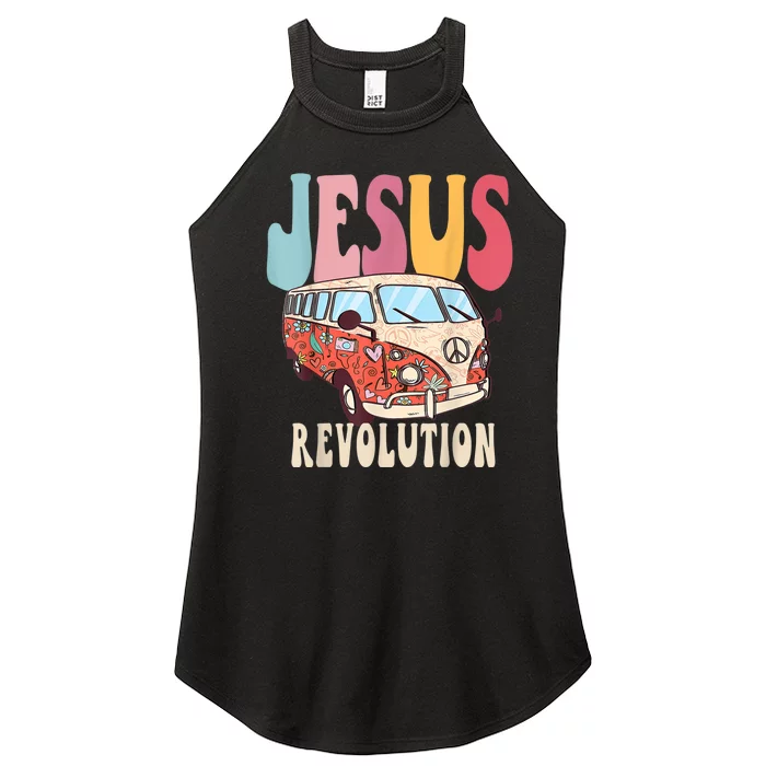 Boho JesusRevolution, Christian Faith Based Jesus Costume Women’s Perfect Tri Rocker Tank