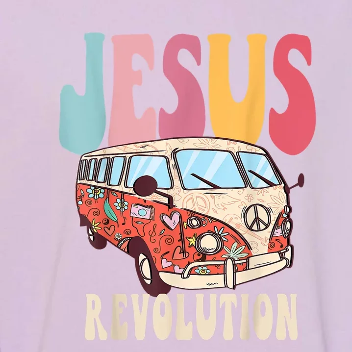 Boho JesusRevolution, Christian Faith Based Jesus Costume Garment-Dyed Sweatshirt