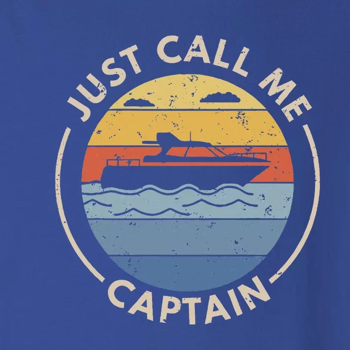 Boat Just Call Me Captain Toddler Long Sleeve Shirt