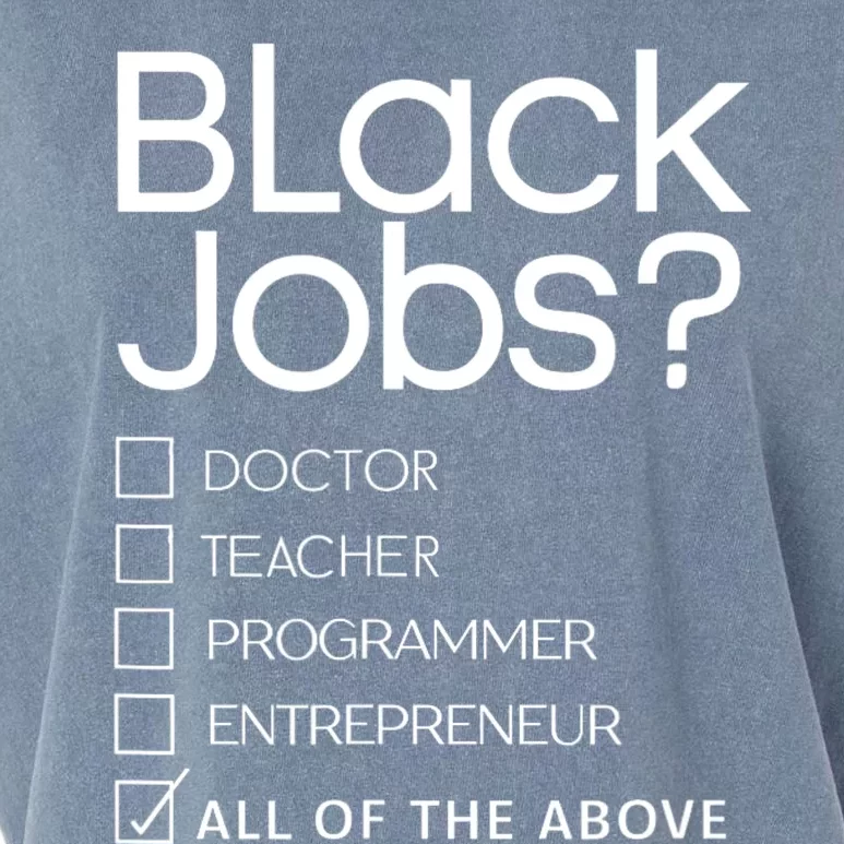 Black Job Definition: Black Politics Black Professionals Garment-Dyed Women's Muscle Tee