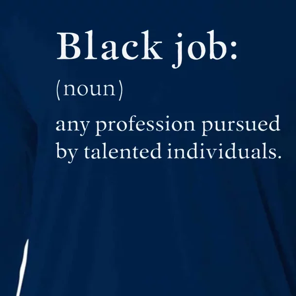 Black Job Definition Black Politics Black Professionals Cooling Performance Long Sleeve Crew