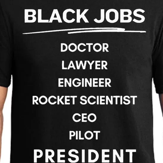 Black Jobs Doctor Lawyer Engineer Rocket Scientist Ceo Pilot Pajama Set