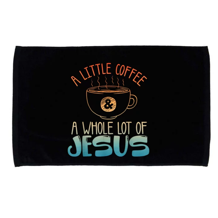 Best Jesus Design For Women Christian Coffee Lover Microfiber Hand Towel