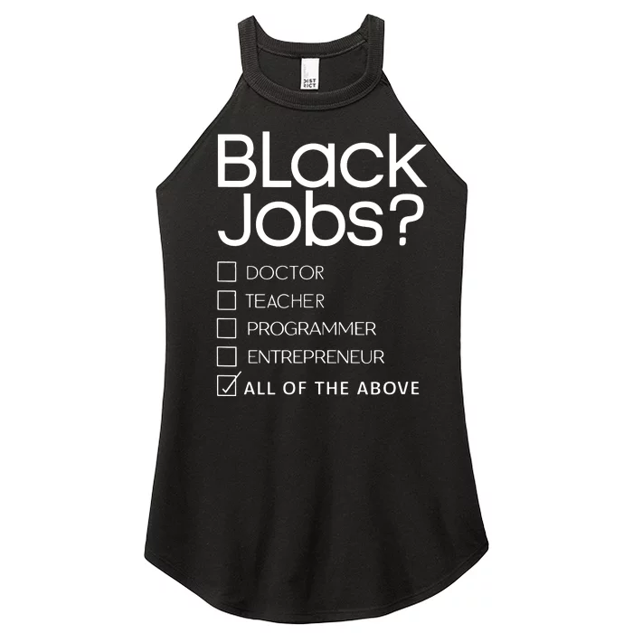 Black Job Definition Black Politics Black Professionals Women’s Perfect Tri Rocker Tank