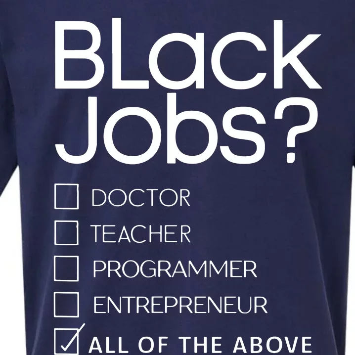 Black Job Definition Black Politics Black Professionals Sueded Cloud Jersey T-Shirt