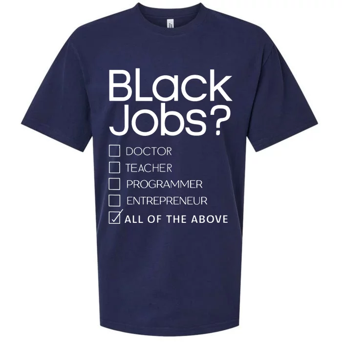 Black Job Definition Black Politics Black Professionals Sueded Cloud Jersey T-Shirt