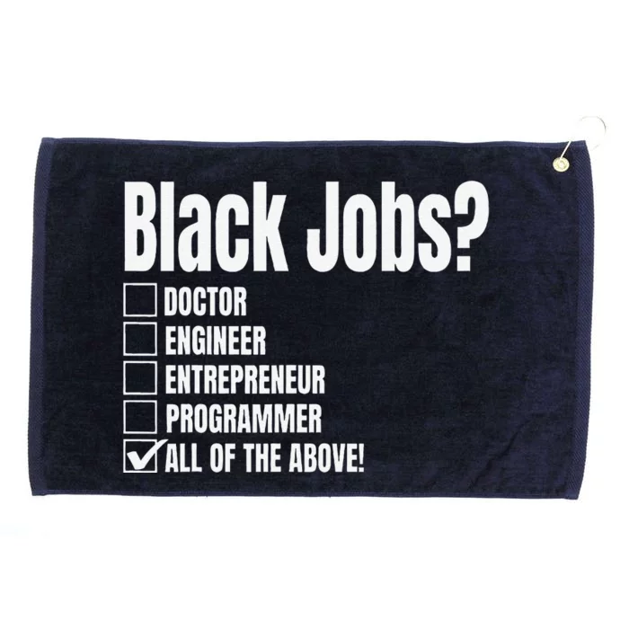 Black Job Definition Black Politics Black Professionals Grommeted Golf Towel