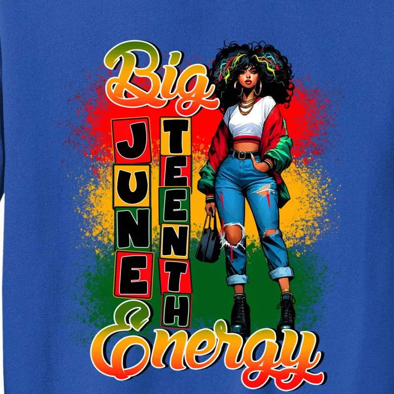 Big Junenth Energy Ancestors Melanin Black African Gift Sweatshirt