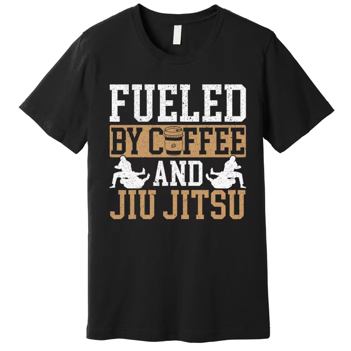 Brazilian Jiu-jitsu Enjoy American Coffee Jiu-jitsu BJJ Premium T-Shirt