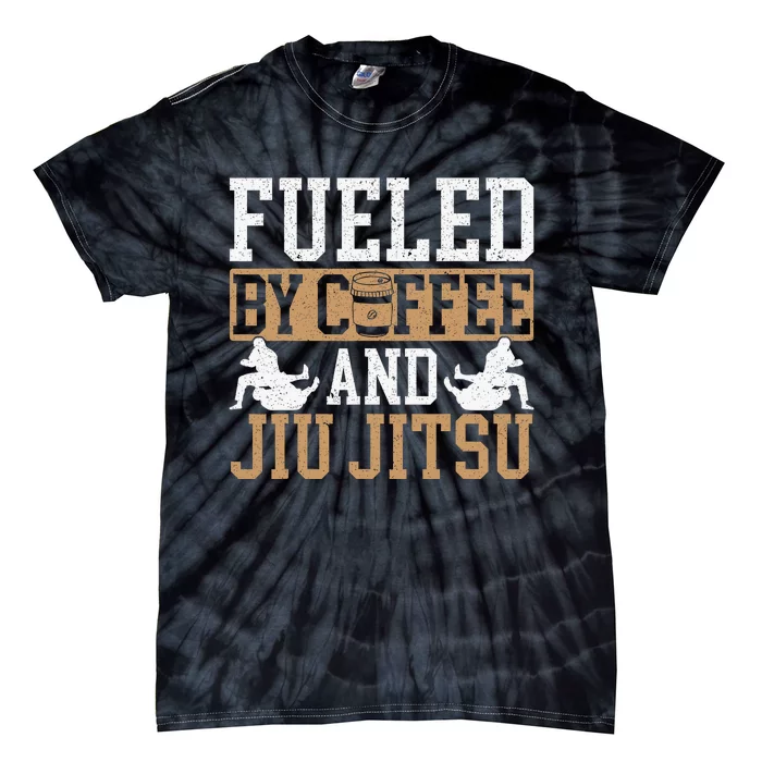 Brazilian Jiu-jitsu Enjoy American Coffee Jiu-jitsu BJJ Tie-Dye T-Shirt